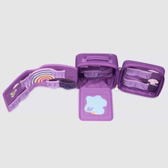 Tonies Toniebox Carrying Case Max Purple Over the Rainbow Zip Storage Carrier. - Picture 2 of 11
